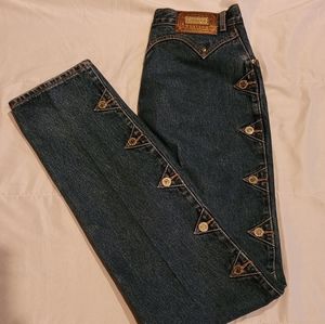 Rare western lawman tall slim women jeans size 7